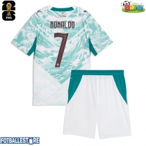 Portugal Cristiano Ronaldo #7 Bortedraktsett Barn VM 2026 Kortermet (+ Korte bukser)